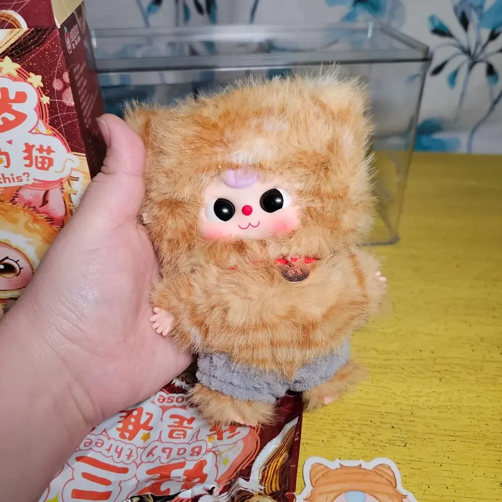 Baby Three Whose Cat Am I OPENED Tangyuan Stripe Orange Cat 180 Boba Eyes